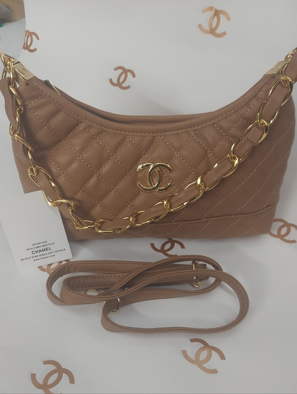 New FALL Camel CC Crossbody GWP